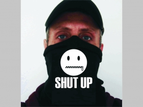Shut up! univerzálna elastická multifunkčná šatka vhodná na prekritie úst a nosa aj na turistiku pre chladenie krku v horúcom počasí
